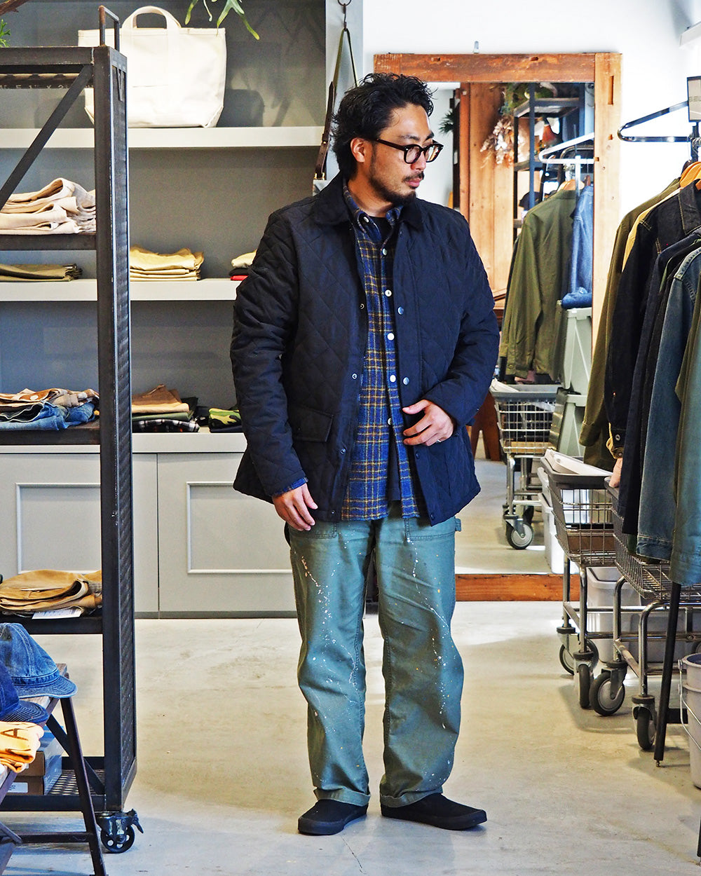 Rockall Outdoor ロッコールアウトドア キルティングジャケット  MADE IN ENGLAND