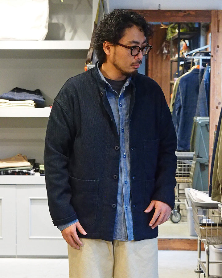 FOB factory エフオービーファクトリー F2468 INDIGO SASHIKO JACKET