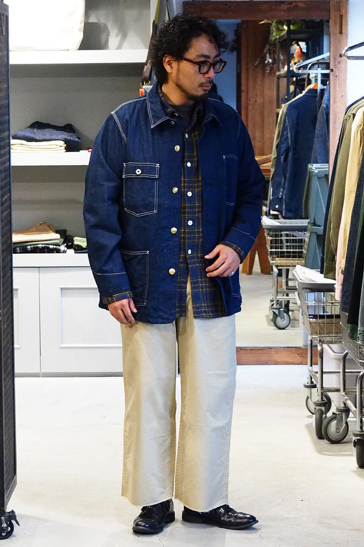 FOB factory エフオービーファクトリー F2455 DENIM CHORE JACKET