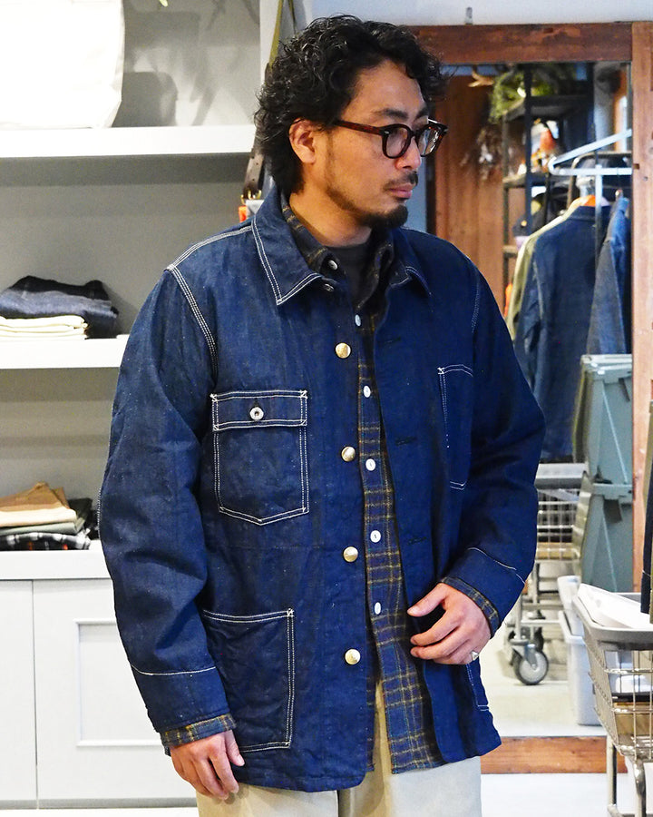 FOB factory エフオービーファクトリー F2455 DENIM CHORE JACKET