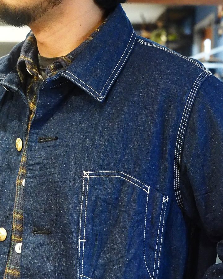 FOB factory エフオービーファクトリー F2455 DENIM CHORE JACKET