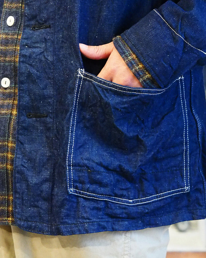 FOB factory エフオービーファクトリー F2455 DENIM CHORE JACKET