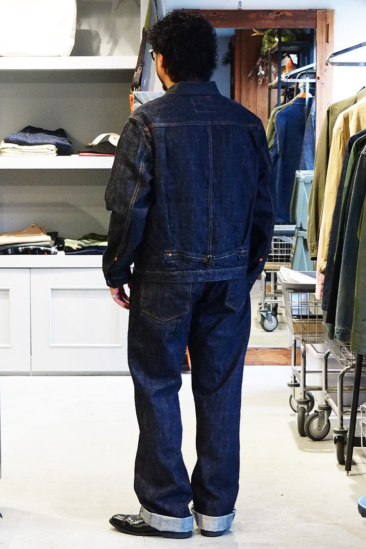 FOB factory エフオービーファクトリー F137 SV Denim WEST OVERALLS