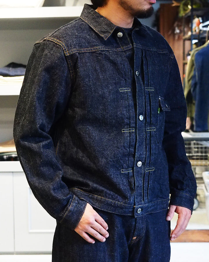 FOB factory エフオービーファクトリー F2466 SV Denim 1st TYPE JACKET