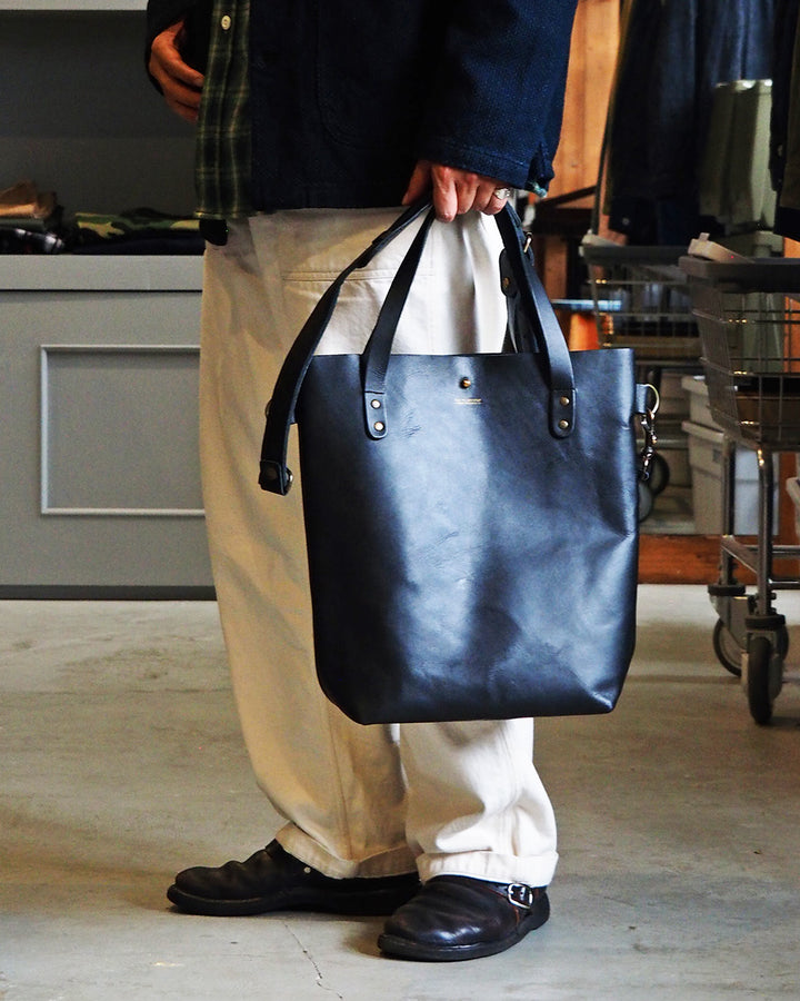 John Woodbridge &amp; Sons Makers ジョンウッドブリッジ Tote Bag Medium with strap Black