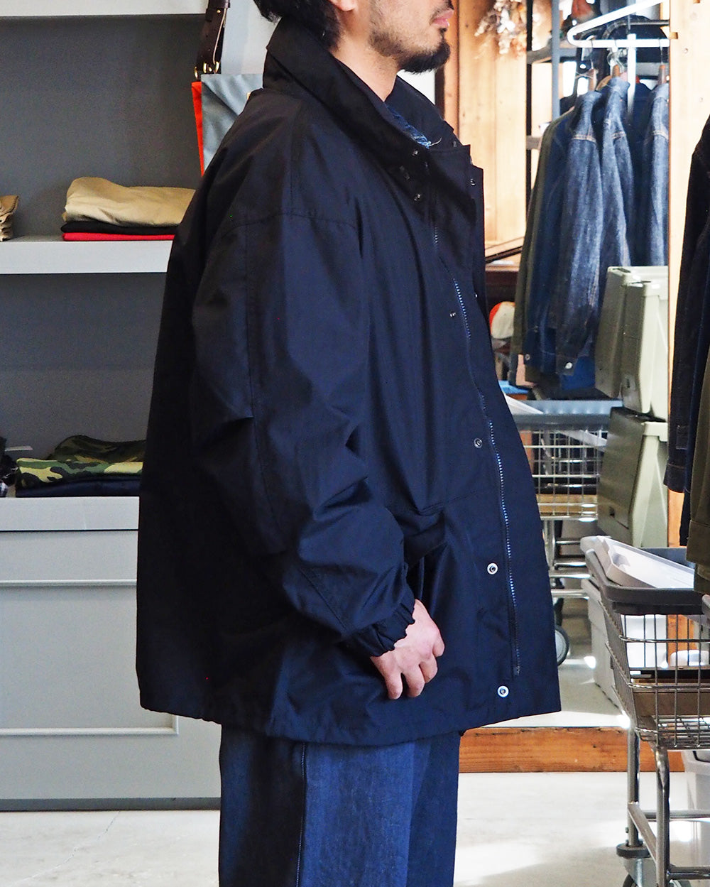 DELICIOUS デリシャス Urban Military Blouson - BLK