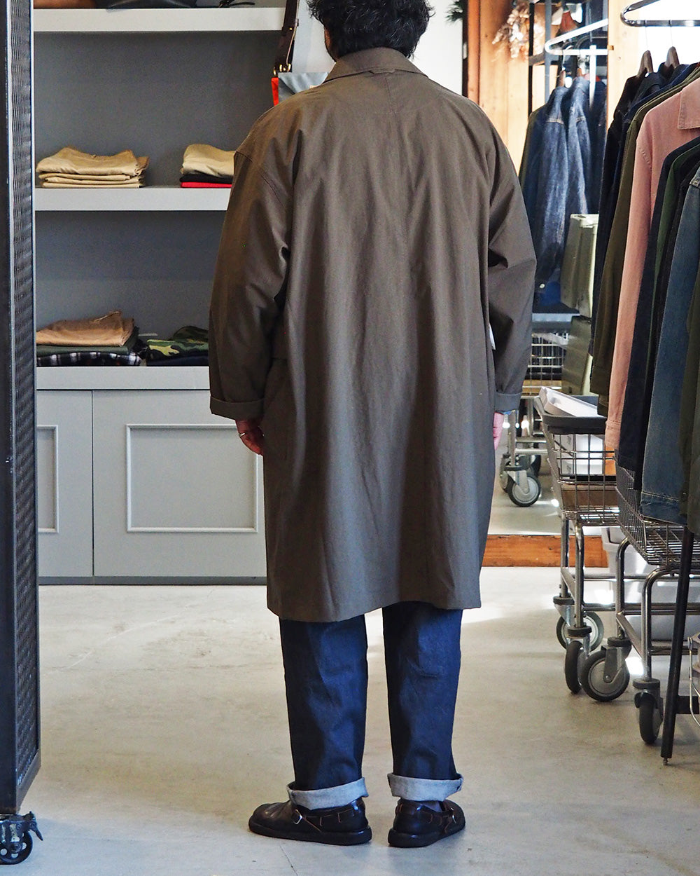 DELICIOUS デリシャス Soutien Collar Work Coat - KHK