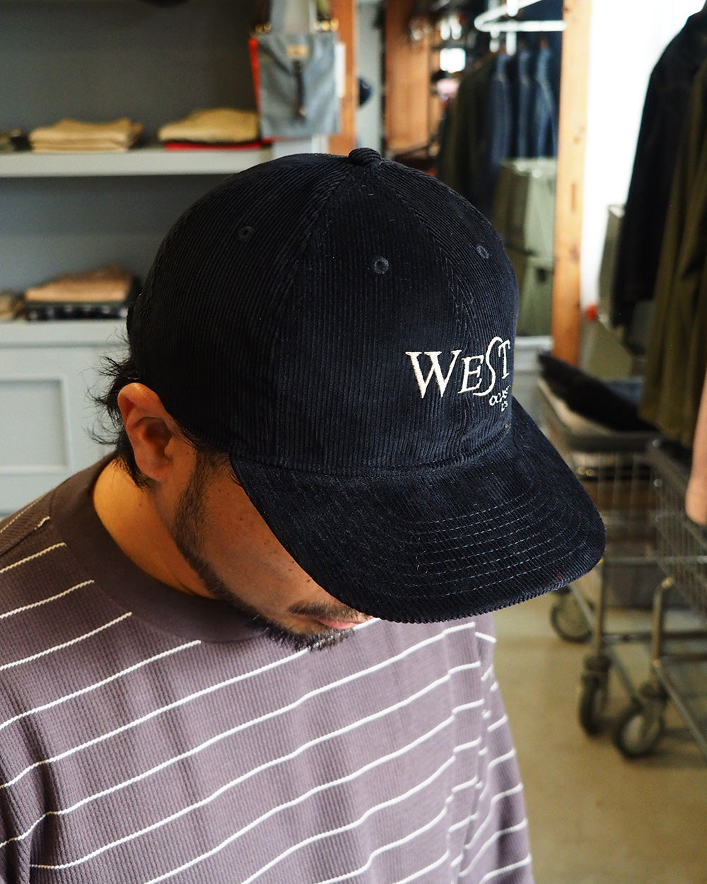 melple メイプル Corduroy 6panel Cap(WEST COAST)