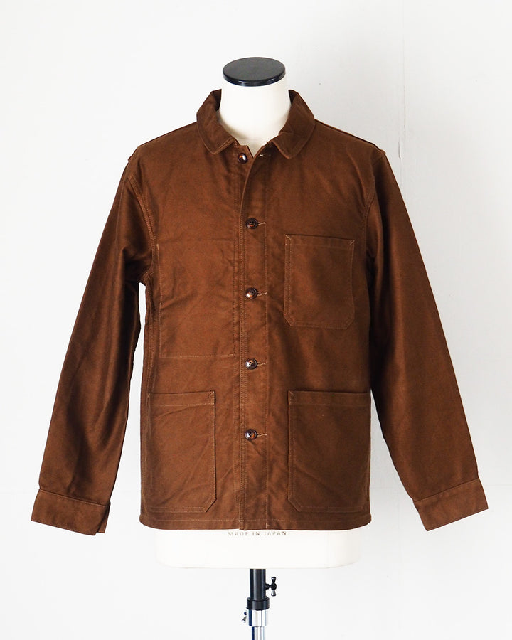 FOB factory エフオービーファクトリー F2373 FRENCH MOLESKIN JACKET Brown