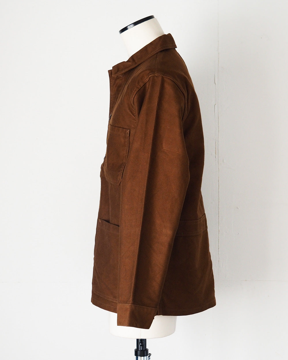 FOB factory エフオービーファクトリー F2373 FRENCH MOLESKIN JACKET Brown