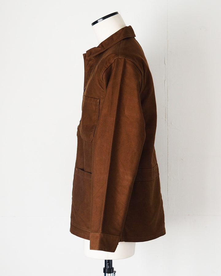 FOB factory エフオービーファクトリー F2373 FRENCH MOLESKIN JACKET Brown