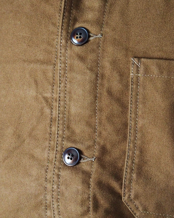 FOB factory エフオービーファクトリー F2373 FRENCH MOLESKIN JACKET Brown
