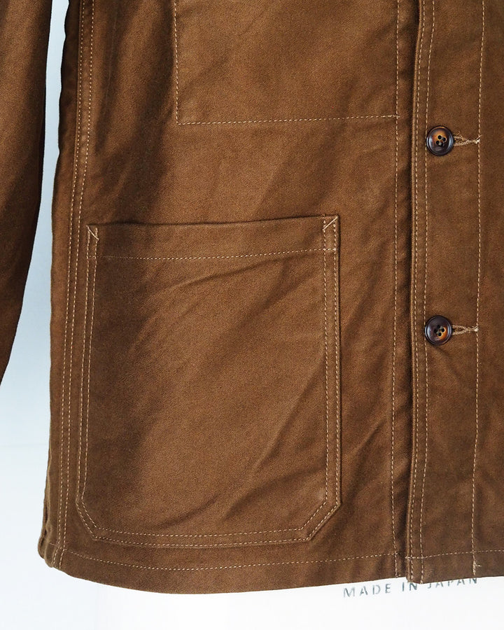 FOB factory エフオービーファクトリー F2373 FRENCH MOLESKIN JACKET Brown