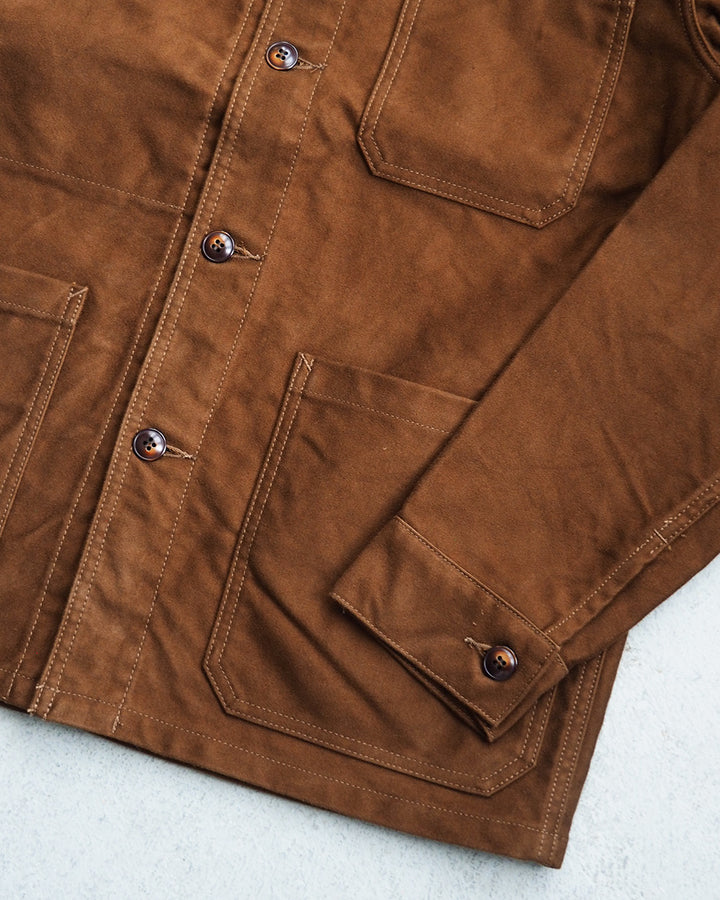 FOB factory エフオービーファクトリー F2373 FRENCH MOLESKIN JACKET Brown