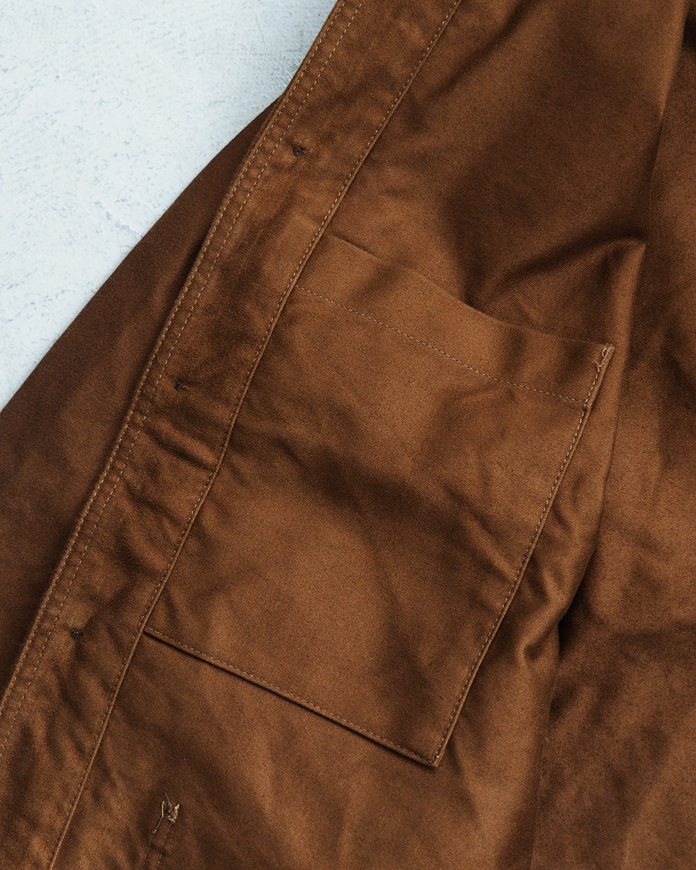 FOB factory エフオービーファクトリー F2373 FRENCH MOLESKIN JACKET Brown