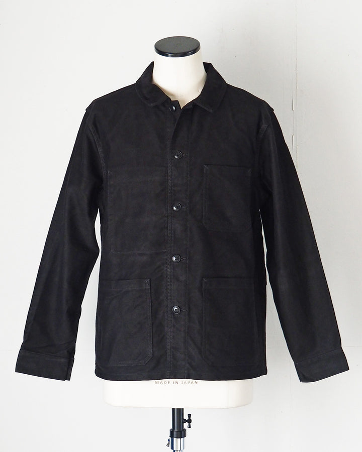 FOB Factory F2373 French Moleskin Jacket Black