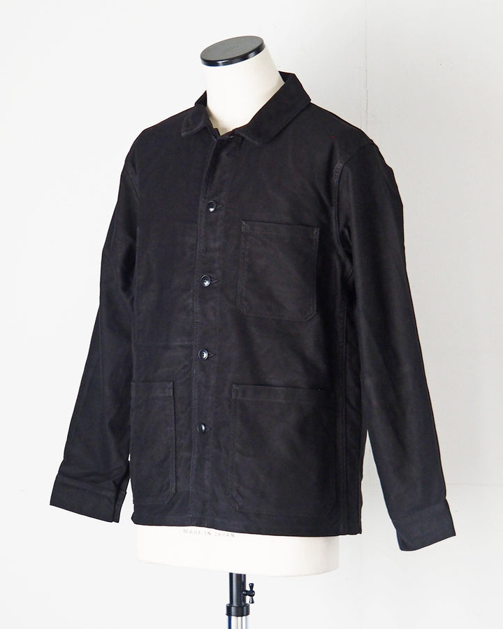 FOB Factory F2373 French Moleskin Jacket Black