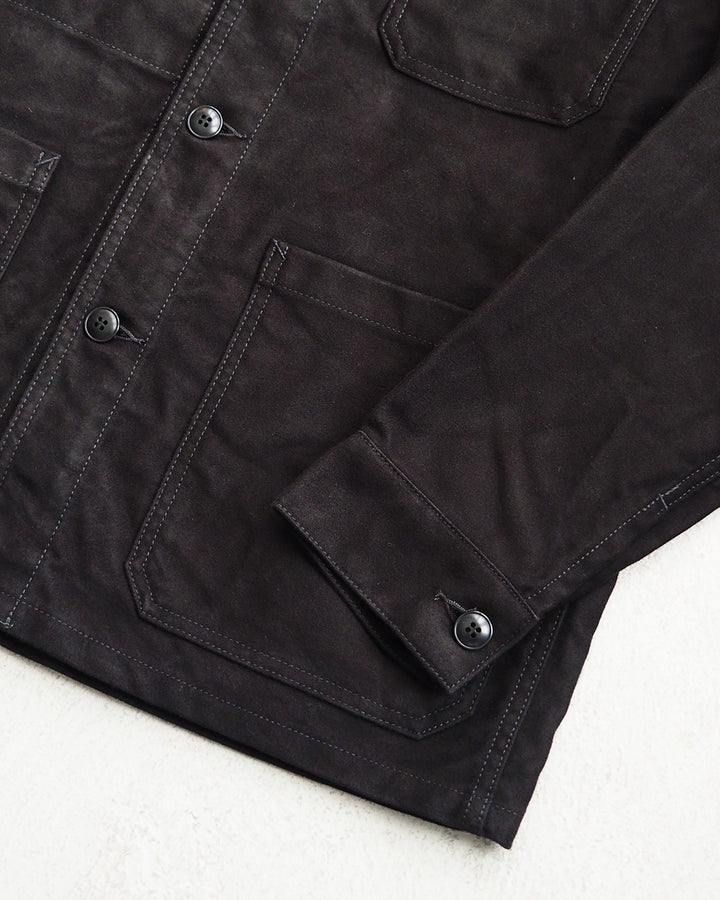 FOB Factory F2373 French Moleskin Jacket Black