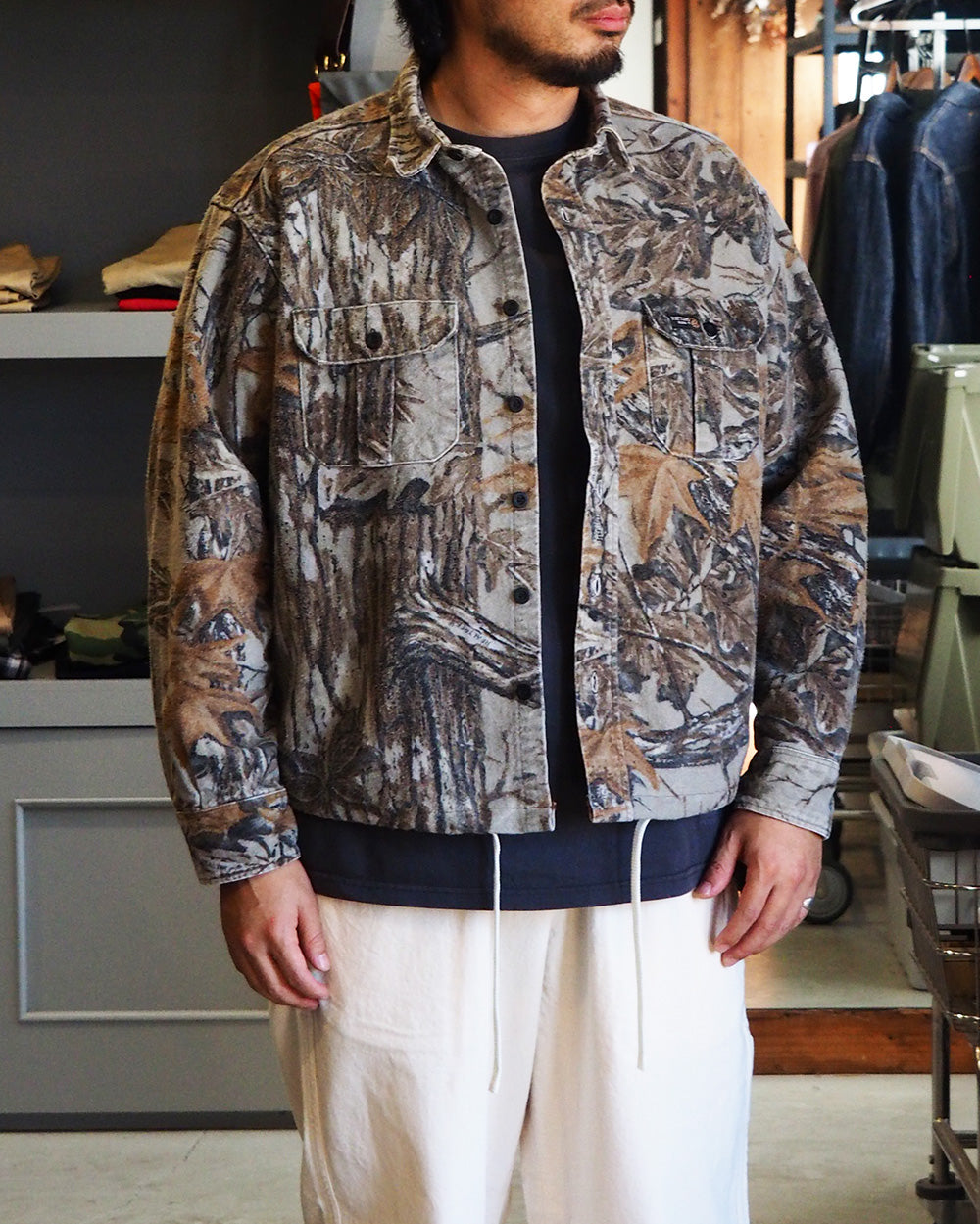 Vintage Realtree Camo ヴィンテージリアルツリーカモ Remake Shirt Jacket E