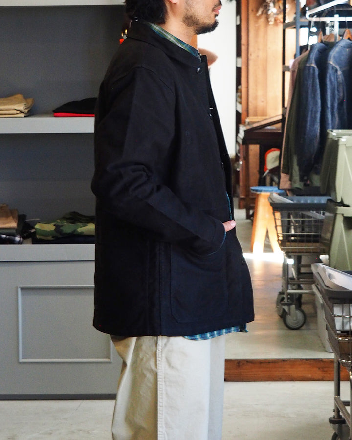 FOB Factory F2373 French Moleskin Jacket Black