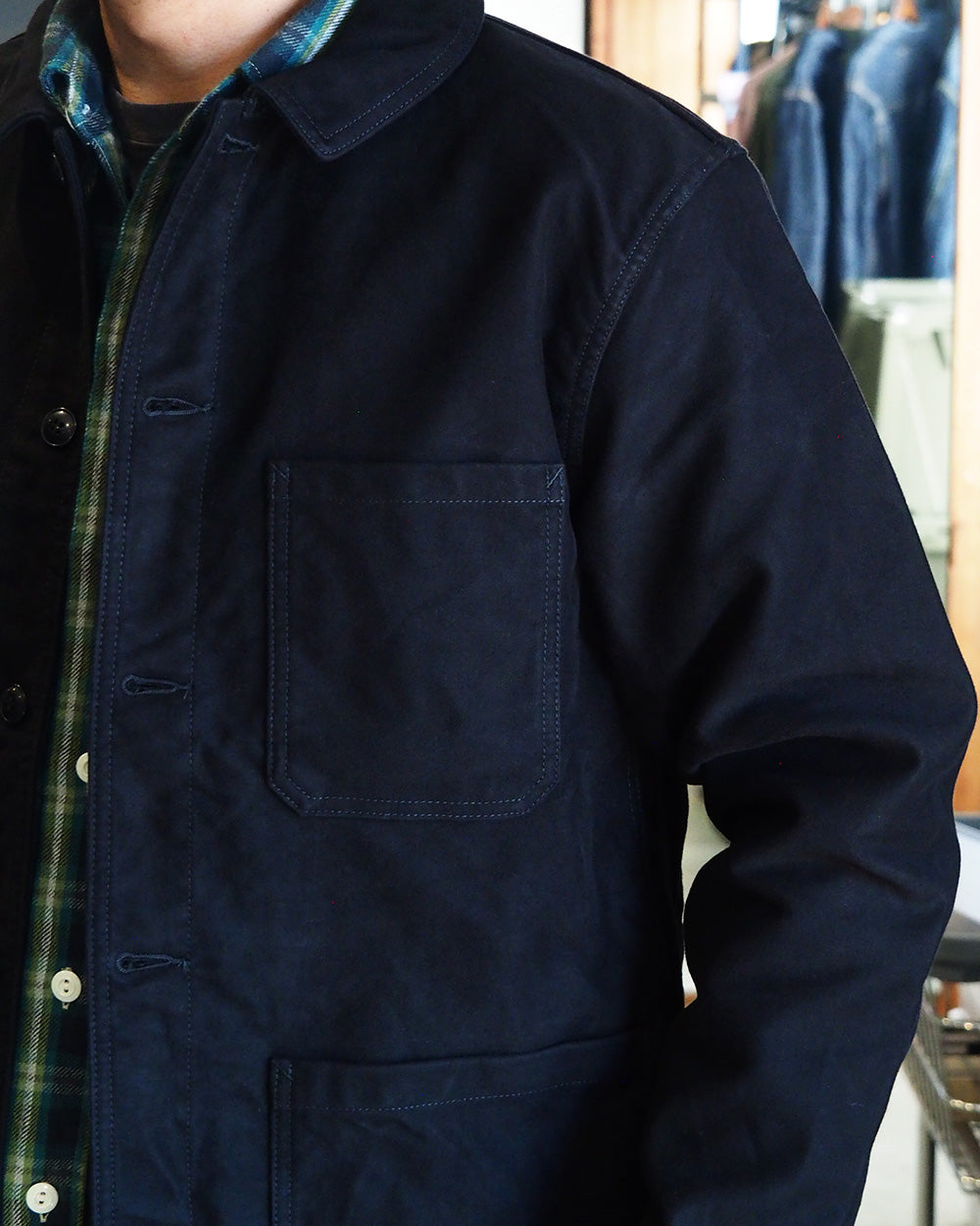 FOB factory エフオービーファクトリー F2373 FRENCH MOLESKIN JACKET