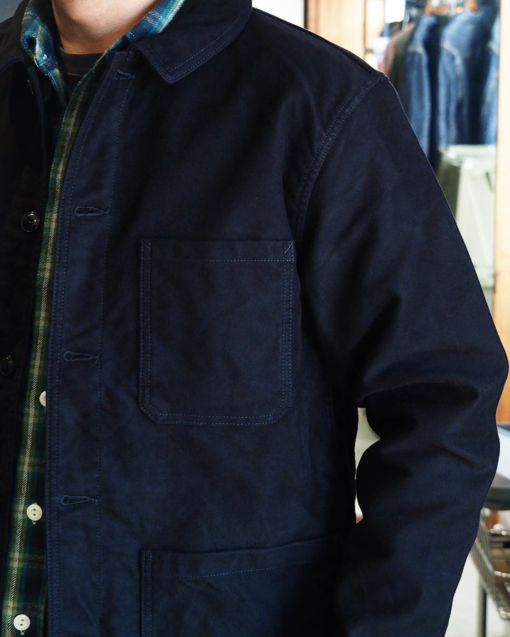 FOB Factory F2373 French Moleskin Jacket Black