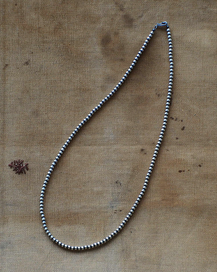 Indian Jewelry インディアンジュエリー Navajo Pearl Necklace 4mm 60cm