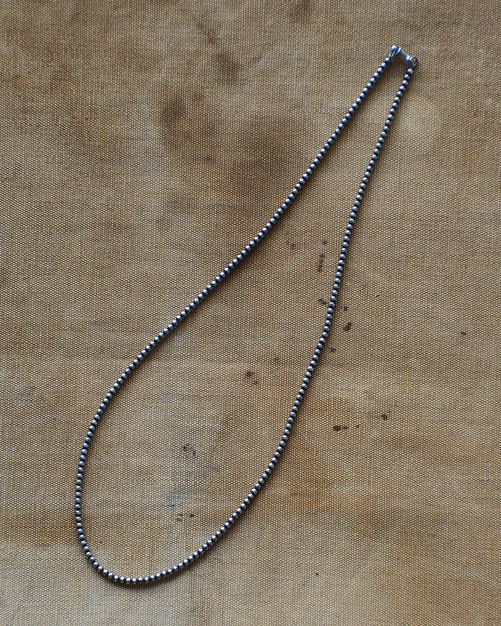 Indian Jewelry インディアンジュエリー Navajo Pearl Necklace 4mm 50cm