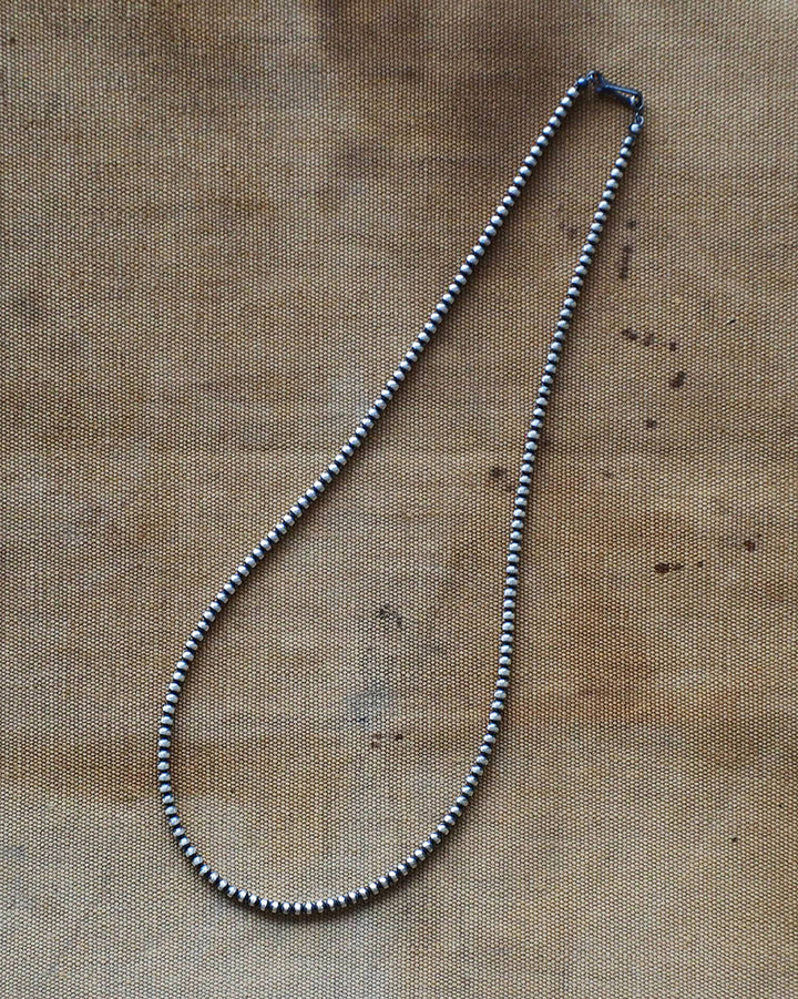 Indian Jewelry インディアンジュエリー Navajo Pearl Necklace 3mm 50cm