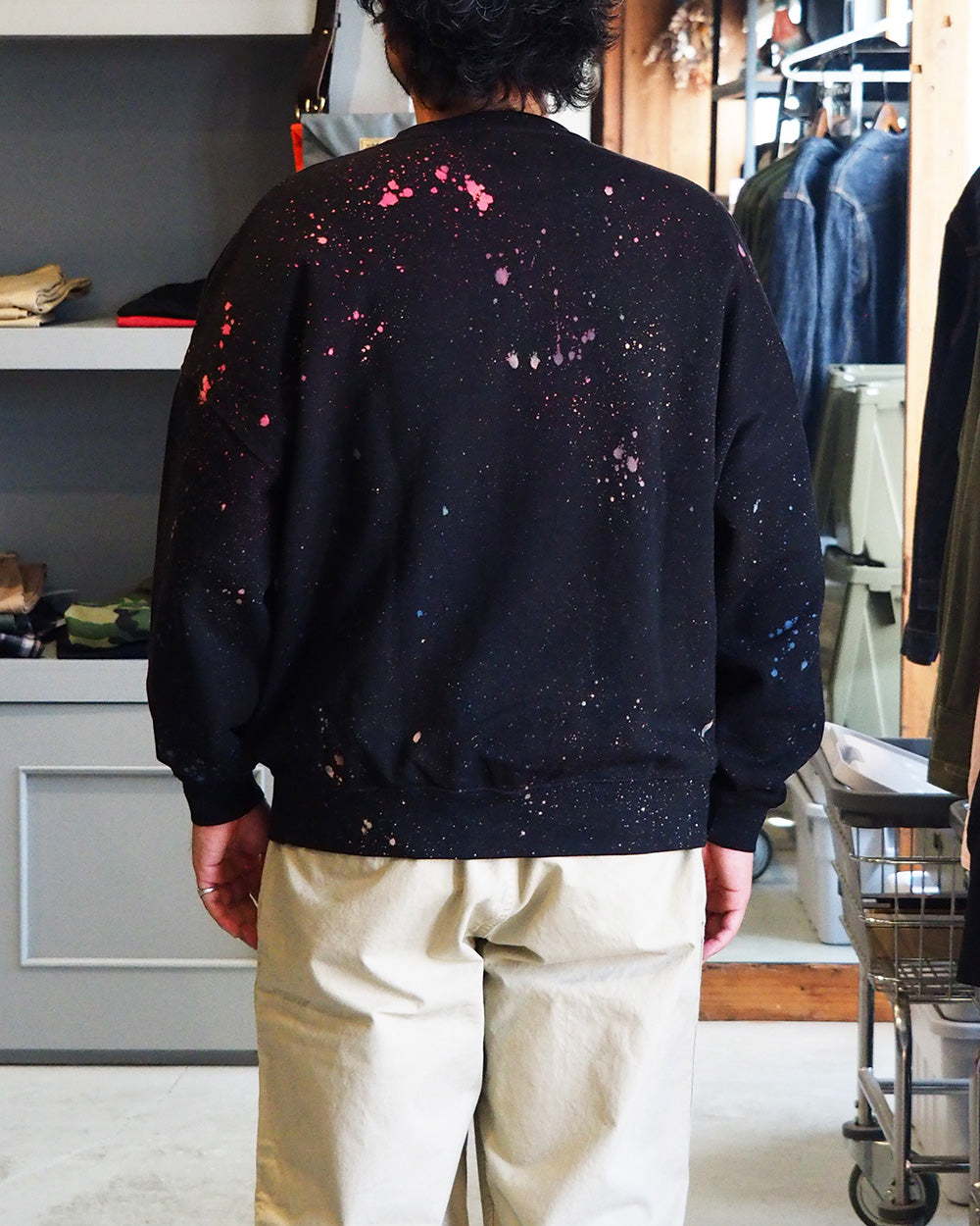 Nasngwam ナスングワム GALAXY CREW Ash Black