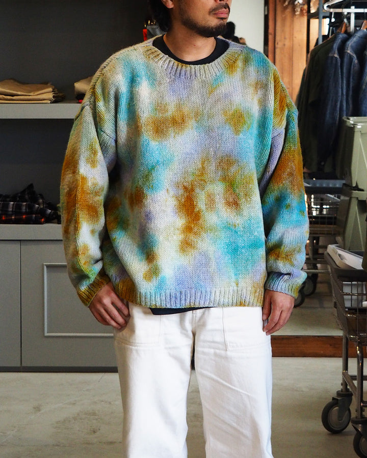 MacMahon Knitting Mills マクマホンニッティングミルズ Crew Neck Knit-Tiedye