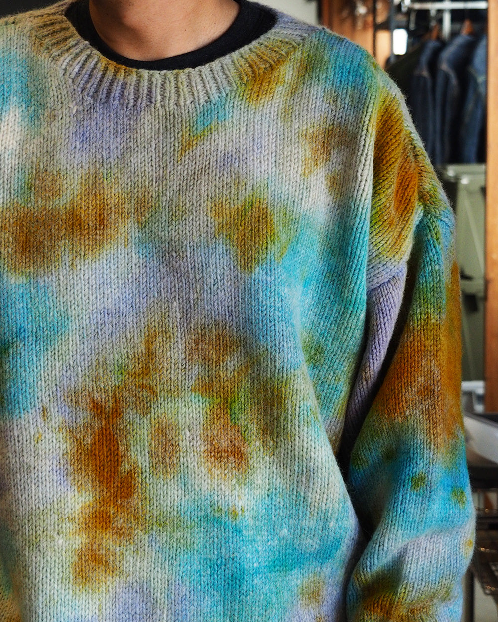MacMahon Knitting Mills マクマホンニッティングミルズ Crew Neck Knit-Tiedye