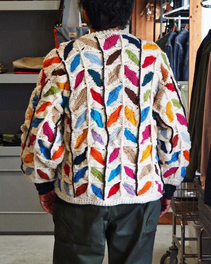MacMahon Knitting Mills マクマホンニッティングミルズ Button Cardigan-Leaf