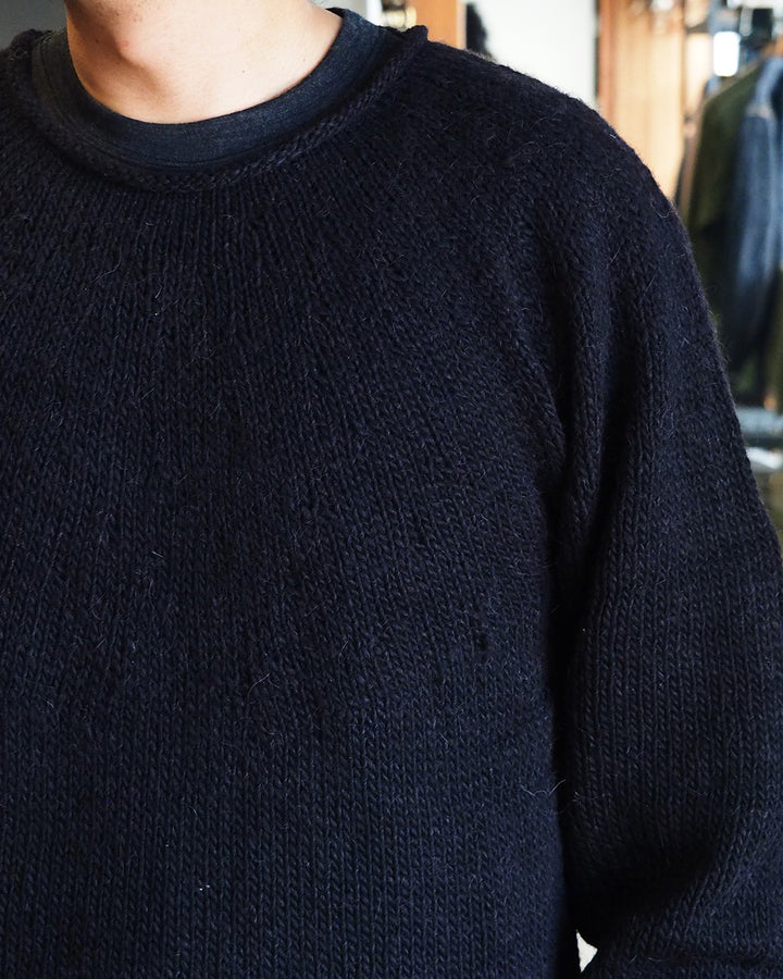 COLIMBO コリンボ ZA-0800 ALPAMAYO ROLL NECK SWEATER Black