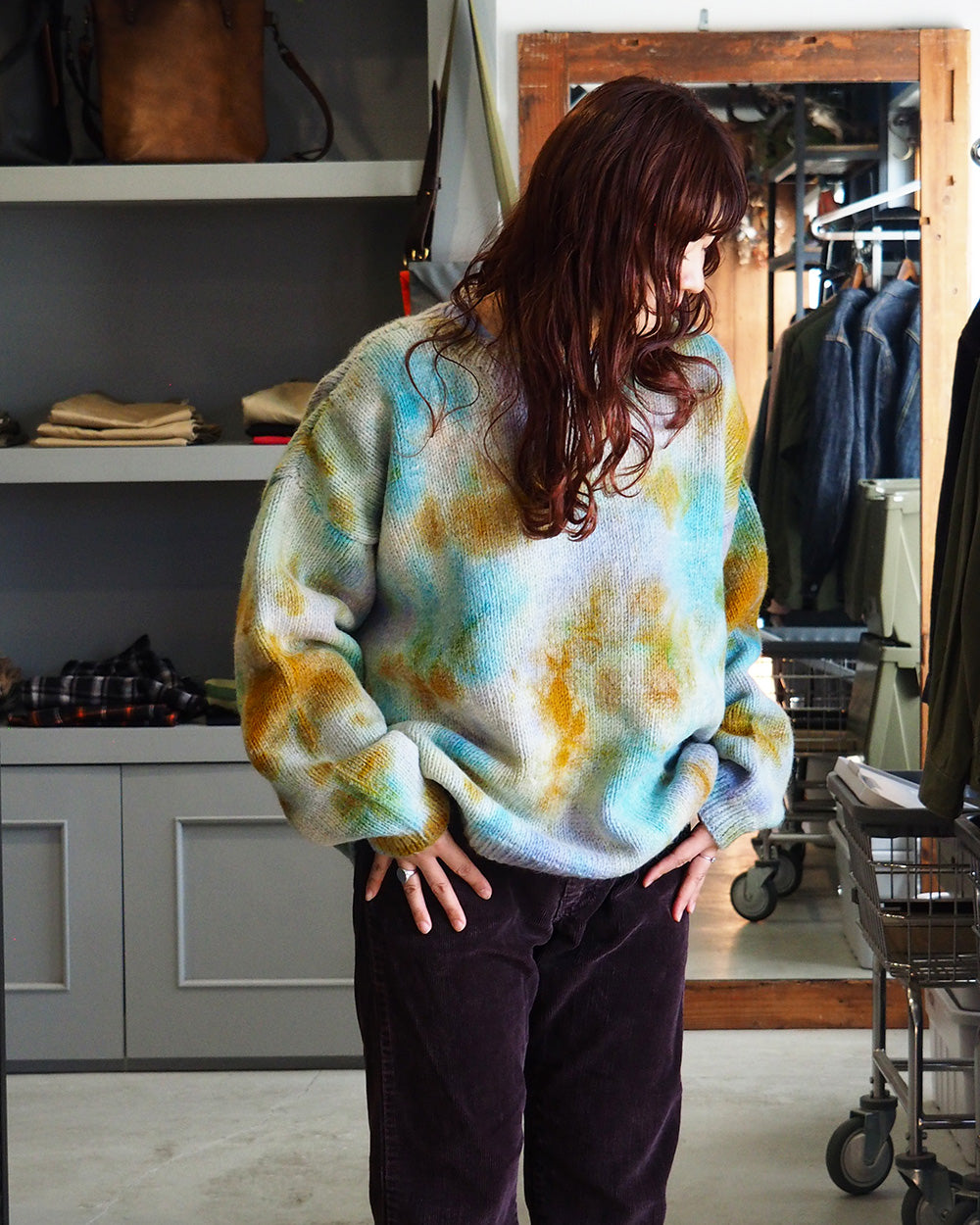 MacMahon Knitting Mills マクマホンニッティングミルズ Crew Neck Knit-Tiedye