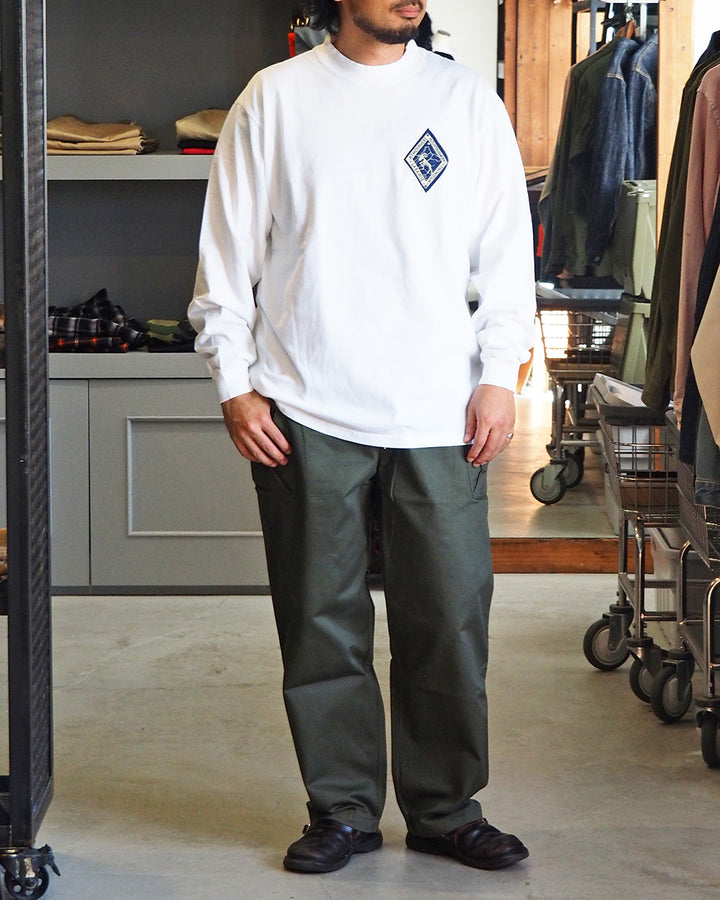 ATMOSPHERE MOUNTAIN WORKS アトモスフィアマウンテンワークス L/S Logo Tee
