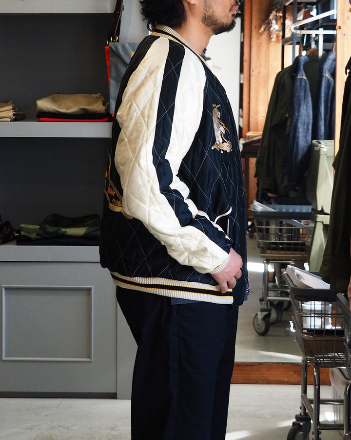 TAILOR TOYO テーラー東洋 TT15974-145 Late 1950s Style Velveteen Souvenir Jacket “POLAR BEAR” × “ALASKA MAP”