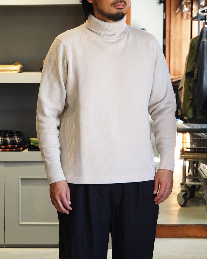 COLIMBO コリンボ ZB-0424 NEWKIRK TURTLE NECK THERMAL SHIRT Milk