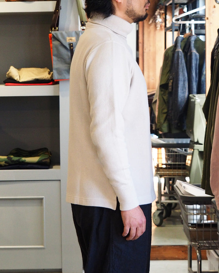 COLIMBO コリンボ ZB-0424 NEWKIRK TURTLE NECK THERMAL SHIRT Milk