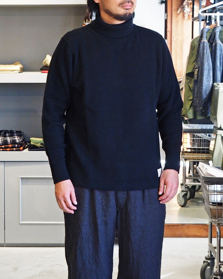COLIMBO コリンボ ZB-0424 NEWKIRK TURTLE NECK THERMAL SHIRT Black