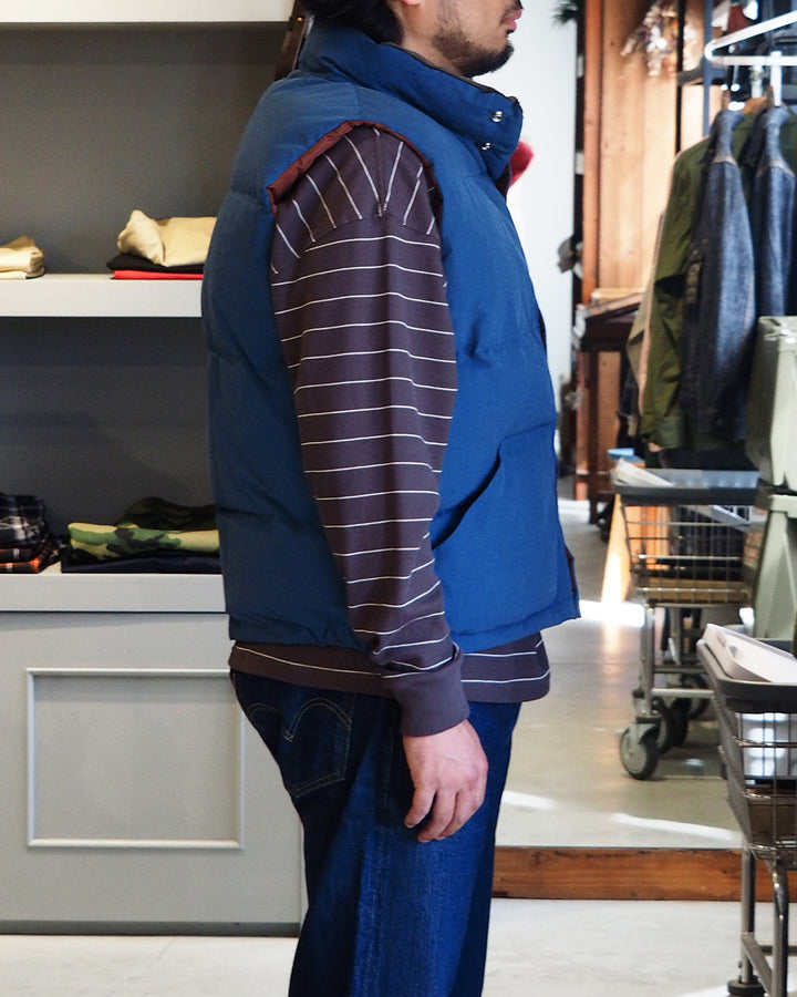 MODUCT モダクト Lot No. MO / MODUCT GRUNGE 64 CLOTH BALL PADDING VEST Blue