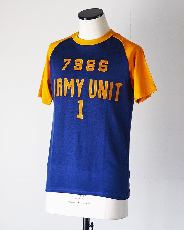 WAREHOUSE ウエアハウス Lot 4114 Combi Raglan S/S Tee ARMY UNIT