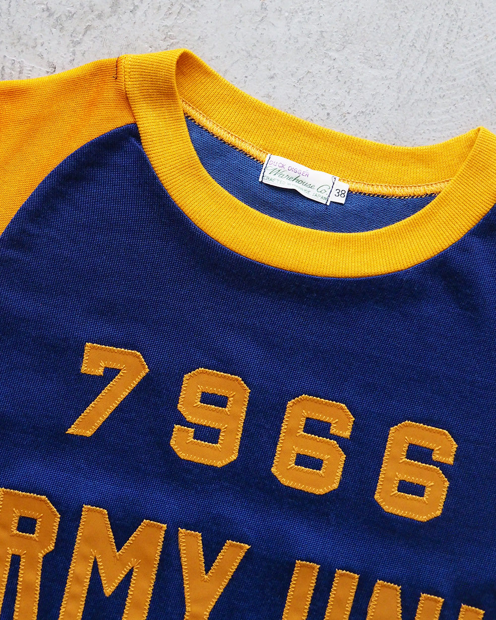 WAREHOUSE ウエアハウス Lot 4114 Combi Raglan S/S Tee ARMY UNIT