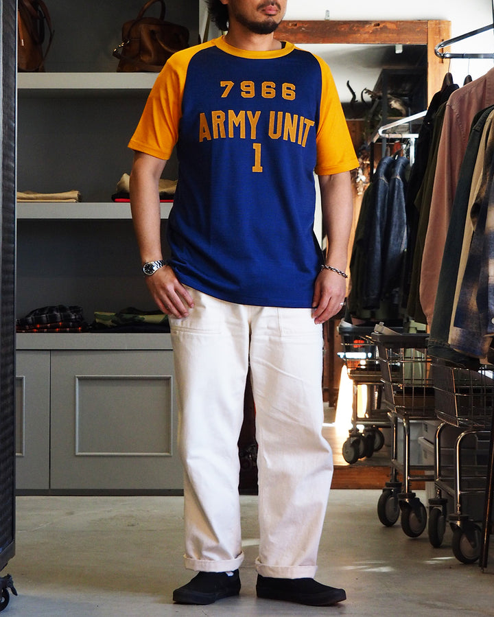 WAREHOUSE ウエアハウス Lot 4114 Combi Raglan S/S Tee ARMY UNIT