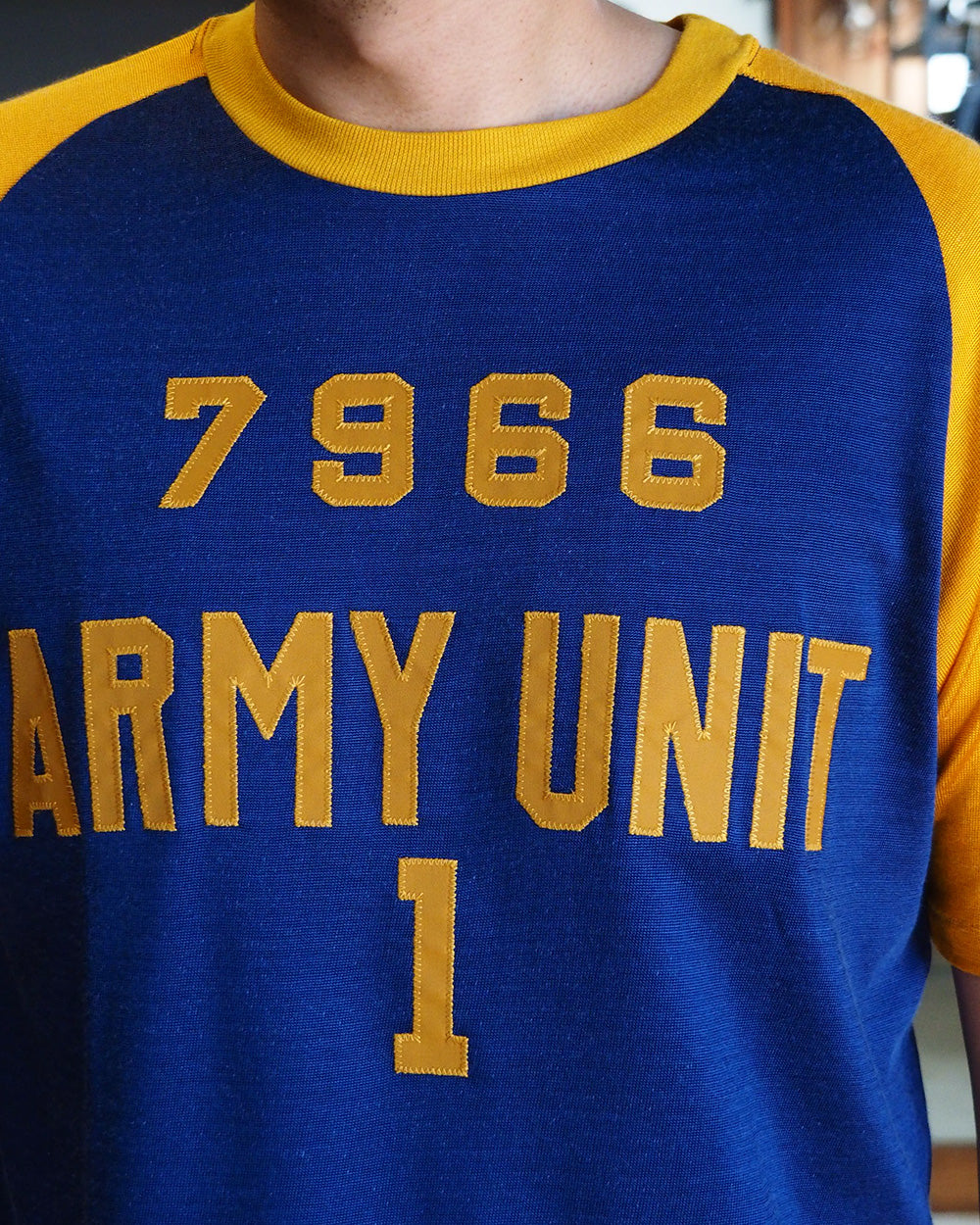 WAREHOUSE ウエアハウス Lot 4114 Combi Raglan S/S Tee ARMY UNIT