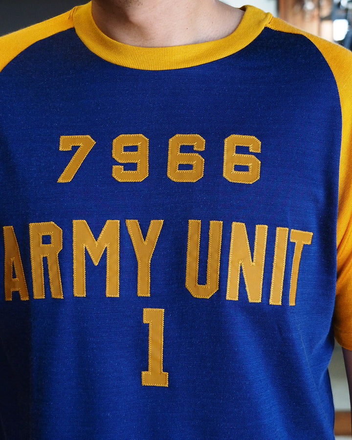 WAREHOUSE ウエアハウス Lot 4114 Combi Raglan S/S Tee ARMY UNIT