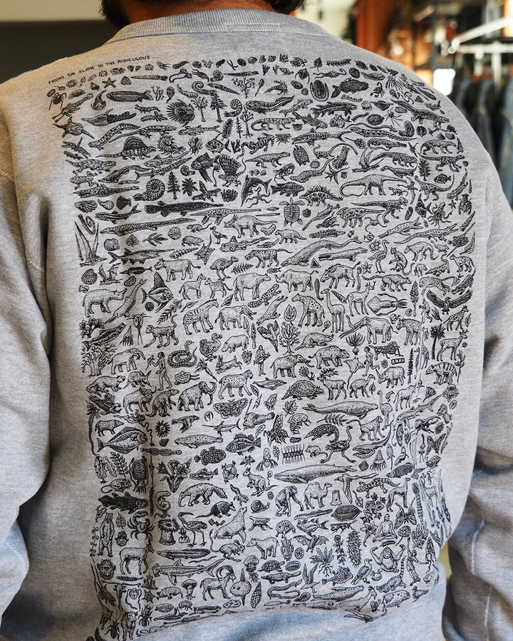 RAY TROLL Evolve Crew Fleece Neck Sweat Heather Grey