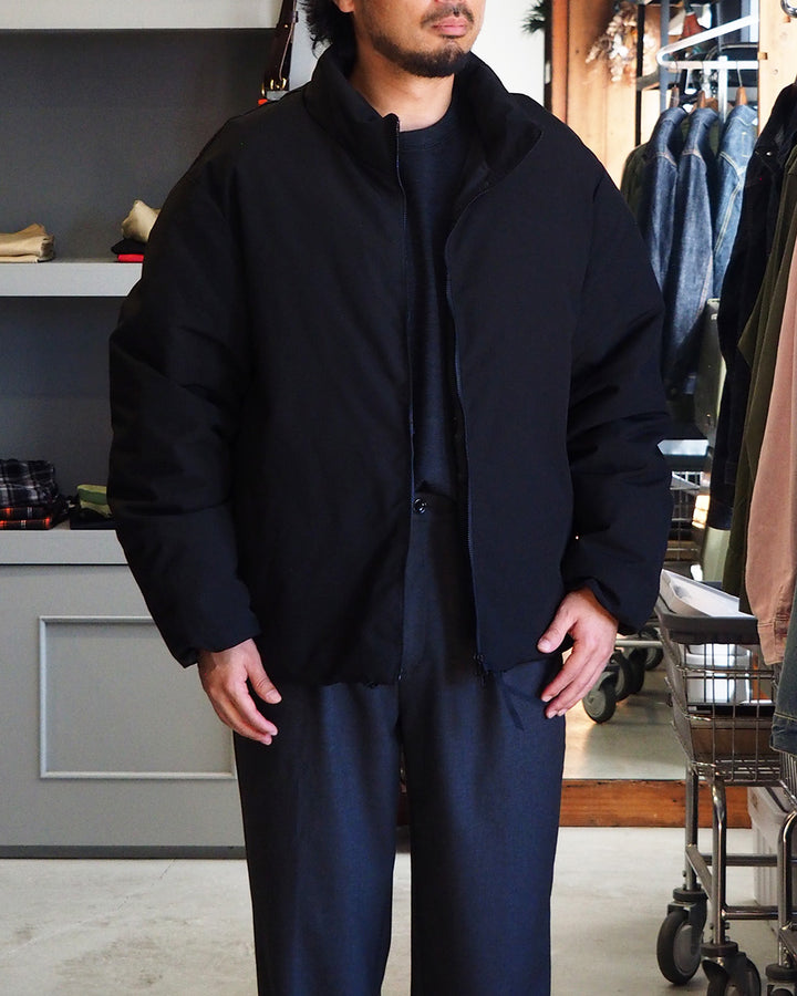 LAMOND ラモンド WEATHER CLOTH DOWN BLOUSON Black