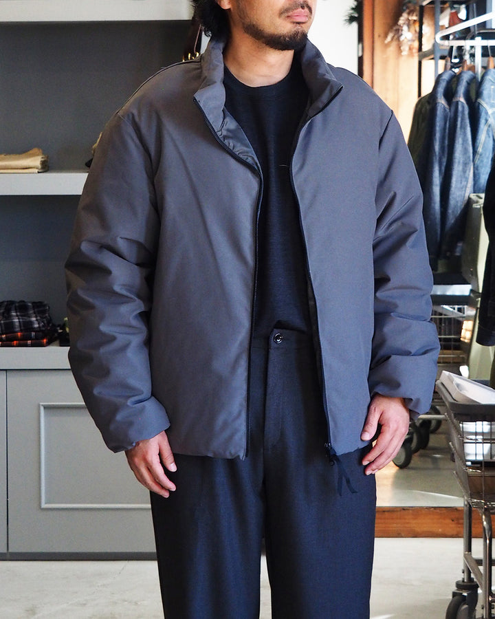 LAMOND ラモンド WEATHER CLOTH DOWN BLOUSON Gray