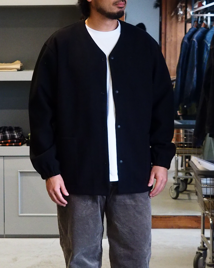 DELICIOUS デリシャス Melton Cardigan - BLK